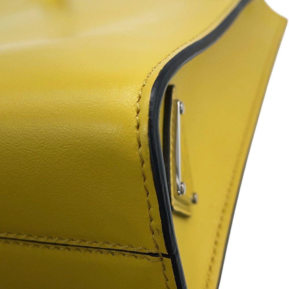 Prada Handbag Embossed Triangle Logo Mini Leather 2-Way — view 8