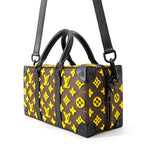 Louis Vuitton Shoulder Bag Monogram Tuffetage Speedy Soft Trunk Black — view 2
