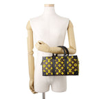 Louis Vuitton Shoulder Bag Monogram Tuffetage Speedy Soft Trunk Black — view 4