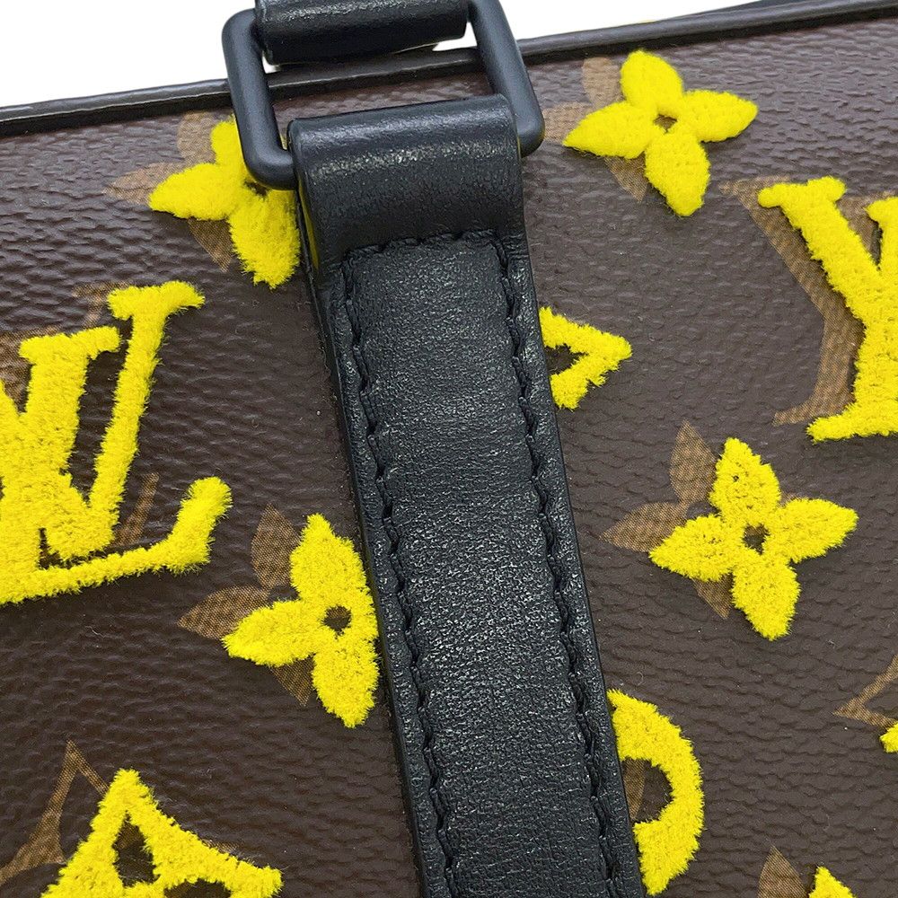 Louis Vuitton Shoulder Bag Monogram Tuffetage Speedy Soft Trunk Black — view 8