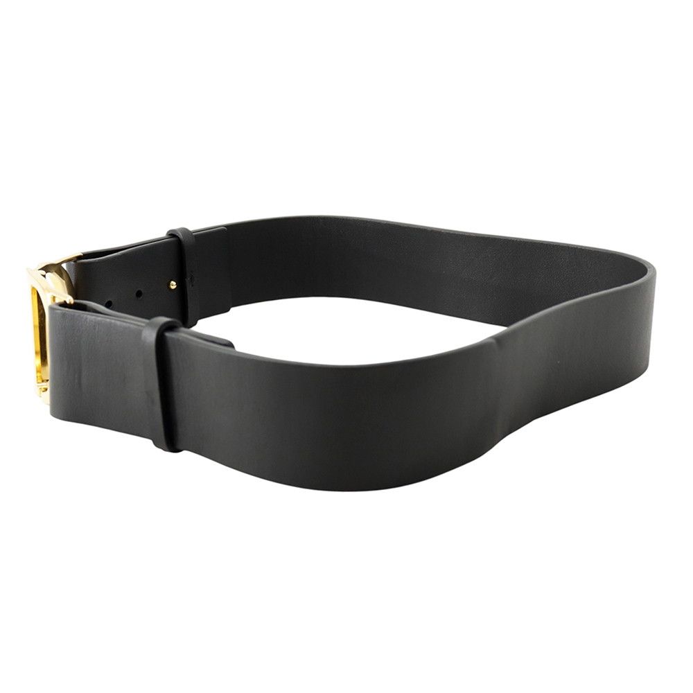 Dior Belt CD Leather Black — view 2