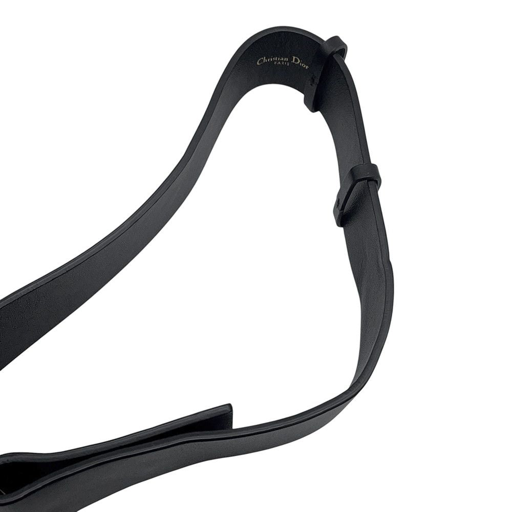 Dior Belt CD Leather Black — view 6