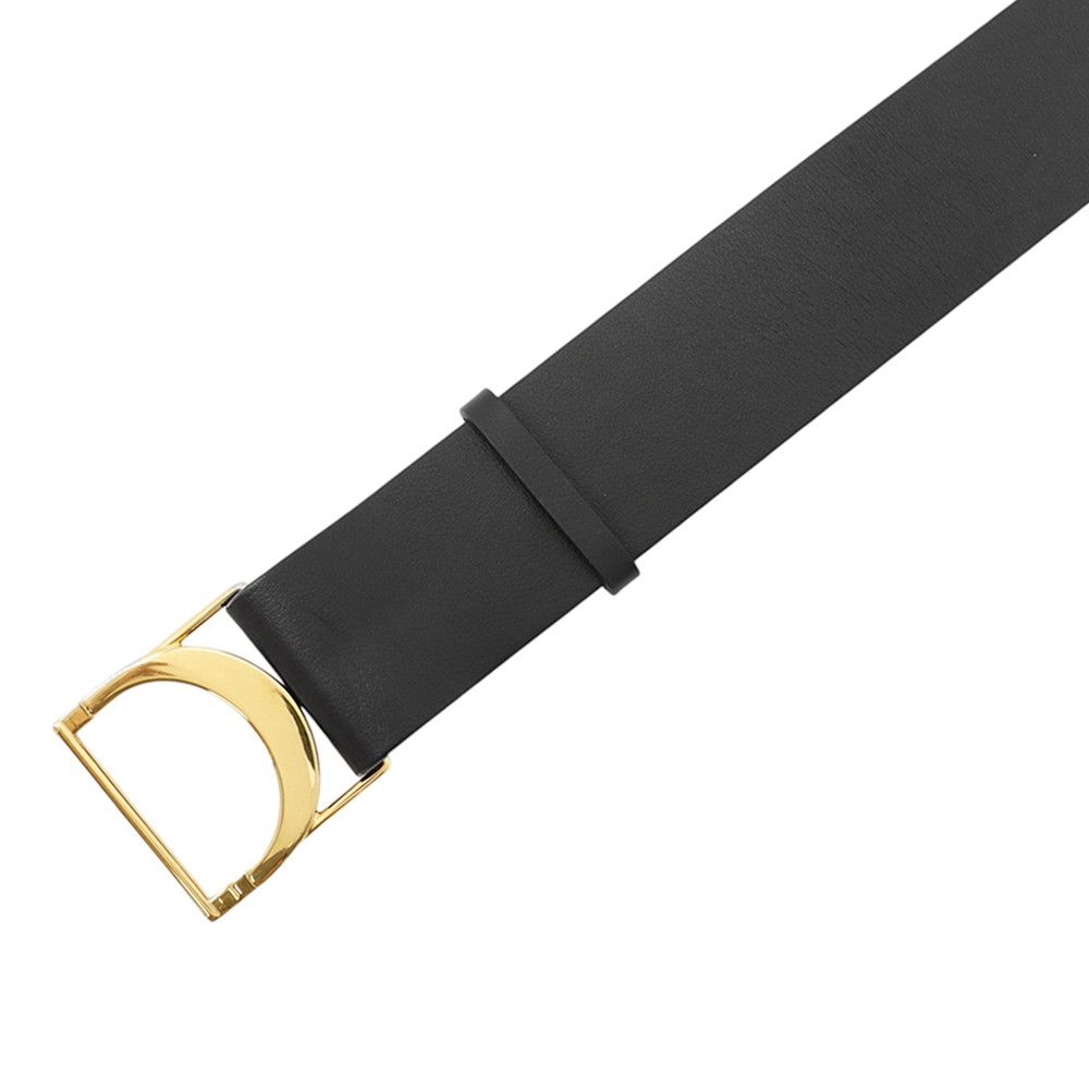 Dior Belt CD Leather Black — view 5