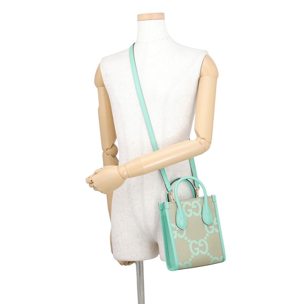 Gucci Jumbo GG Canvas Mini Tote 2-Way Shoulder Bag — view 5