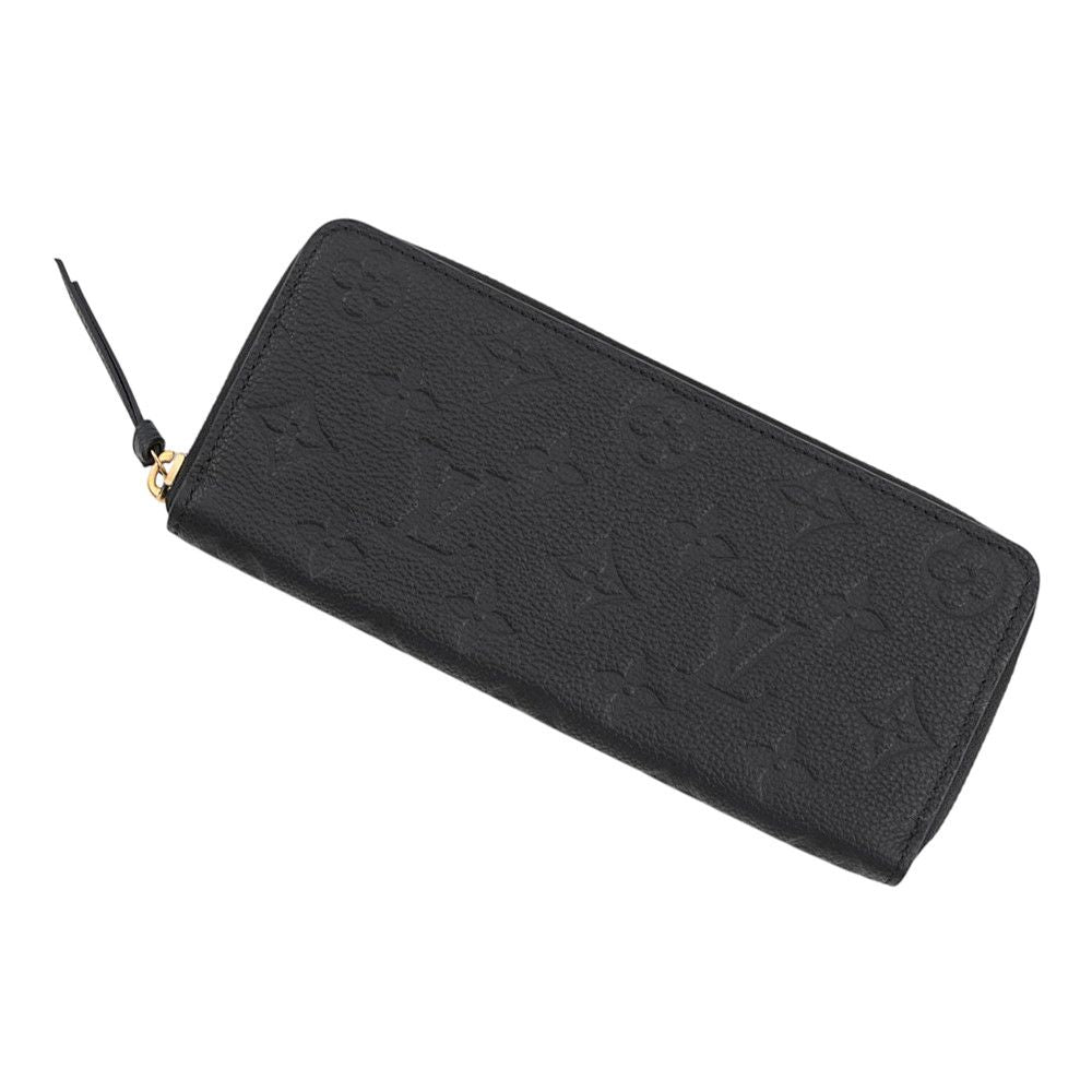 Louis Vuitton Wallet Monogram Empreinte Portefeuille Clemence Black