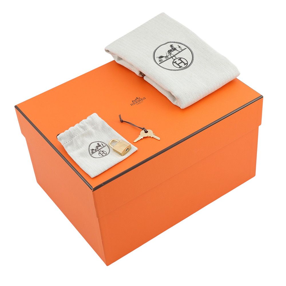 Hermes Handbag Picotin Lock PM Ardoise Champagne Gold Taurillon Clemence — view 7