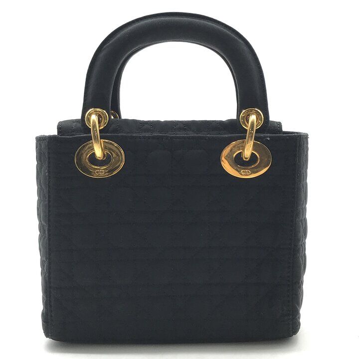 Dior Lady Black Nylon Mini 2-Way Bag — view 3