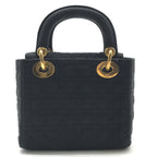 Dior Lady Black Nylon Mini 2-Way Bag — view 3