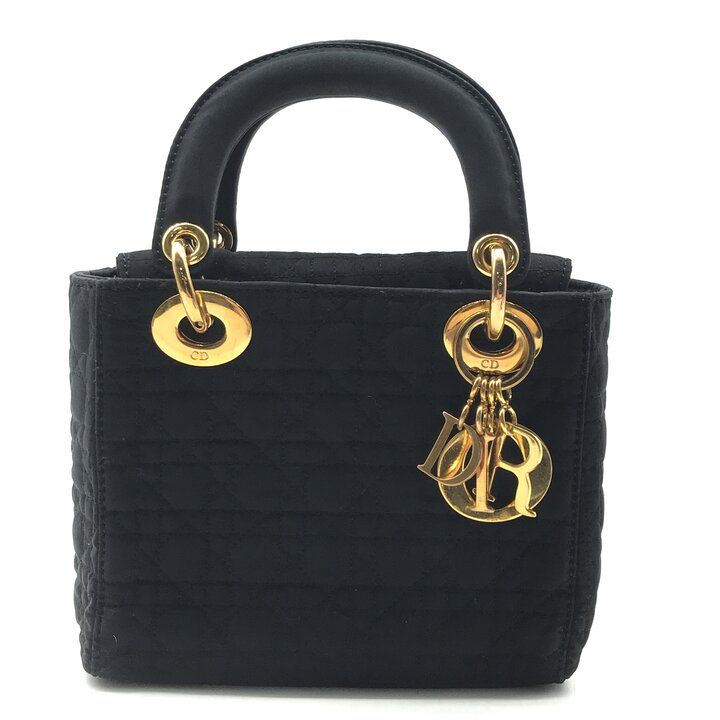 Dior Lady Black Nylon Mini 2-Way Bag — view 2