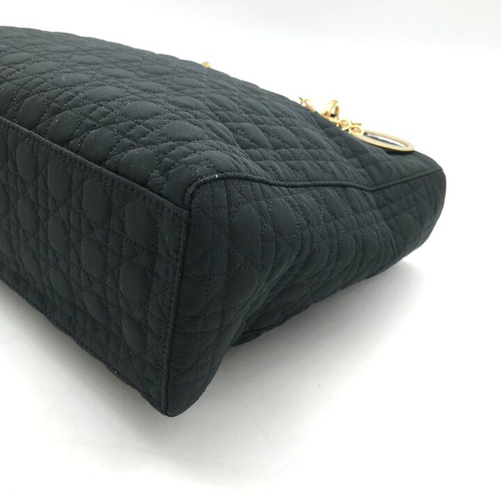 Dior Nylon Cannage Lady Hand Bag Black Bag — view 6