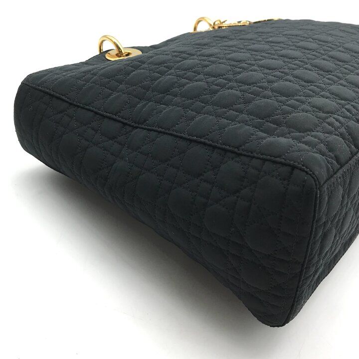 Dior Nylon Cannage Lady Hand Bag Black Bag — view 5