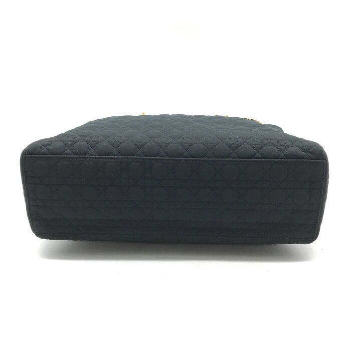 Dior Nylon Cannage Lady Hand Bag Black Bag — view 4