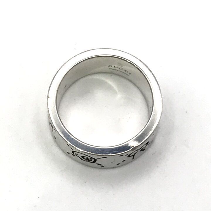 Gucci GG Ghost Skull Ring Silver — view 4