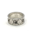 Gucci GG Ghost Skull Ring Silver