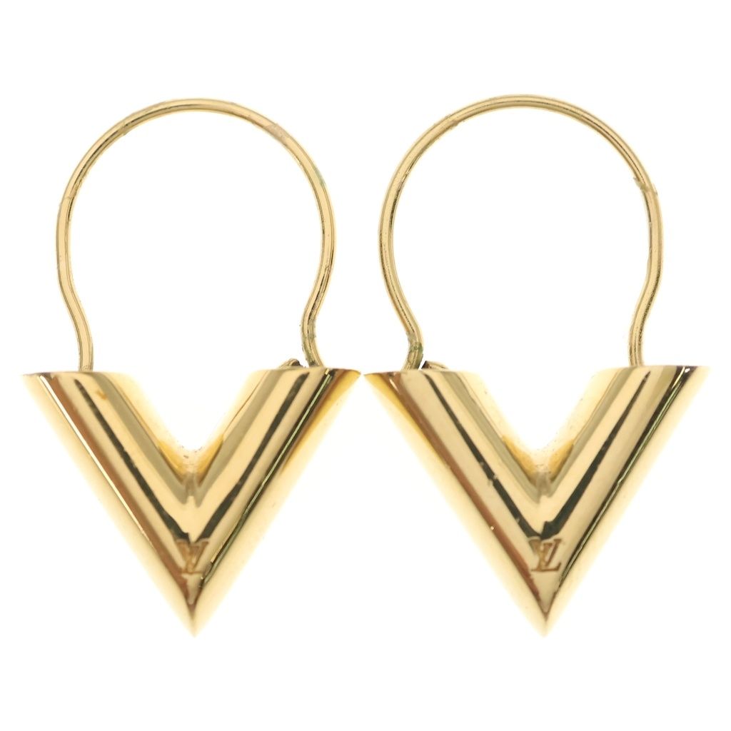 Louis Vuitton Essential V Earrings Gold