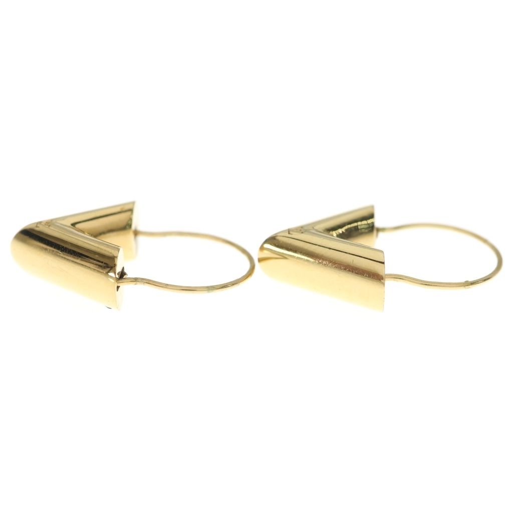 Louis Vuitton Essential V Earrings Gold — view 3
