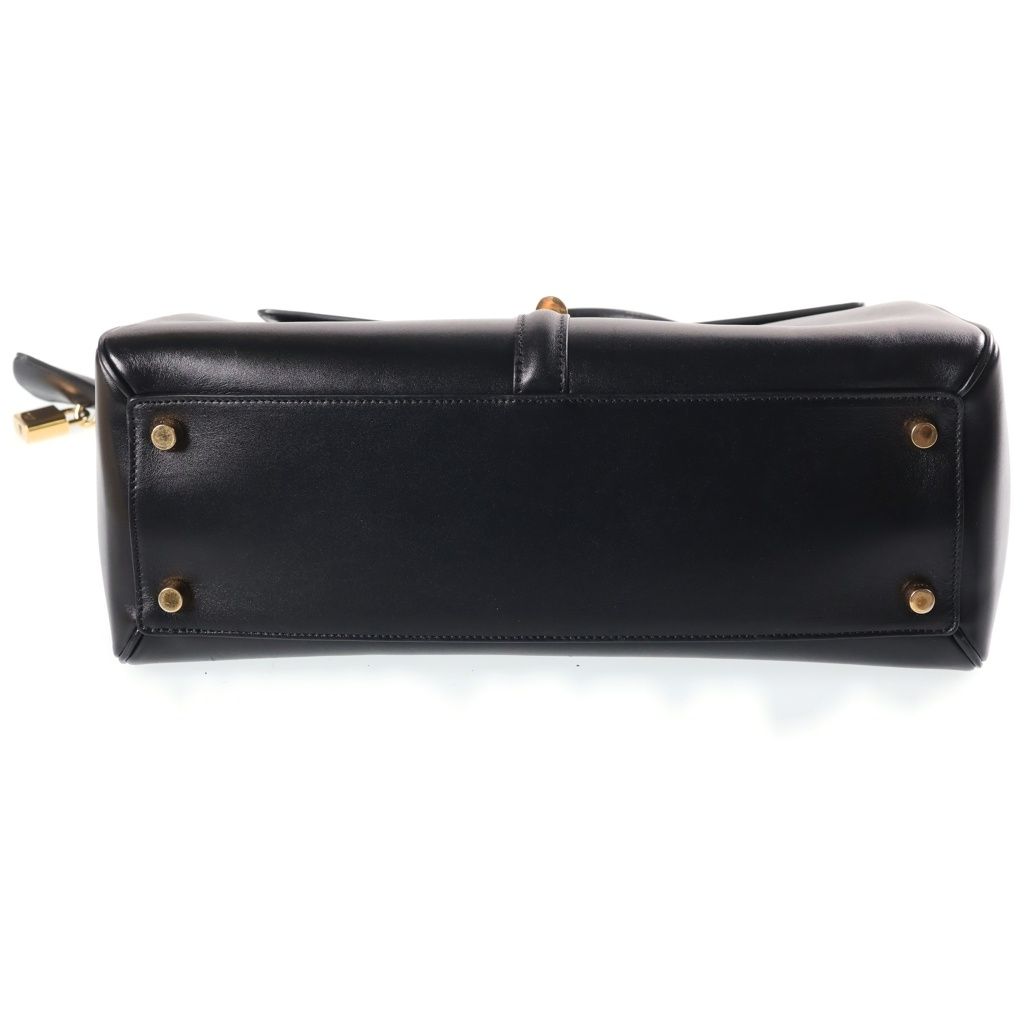 Celine 16 Seize Medium 2-Way Shoulder Bag Black Calfskin — view 4