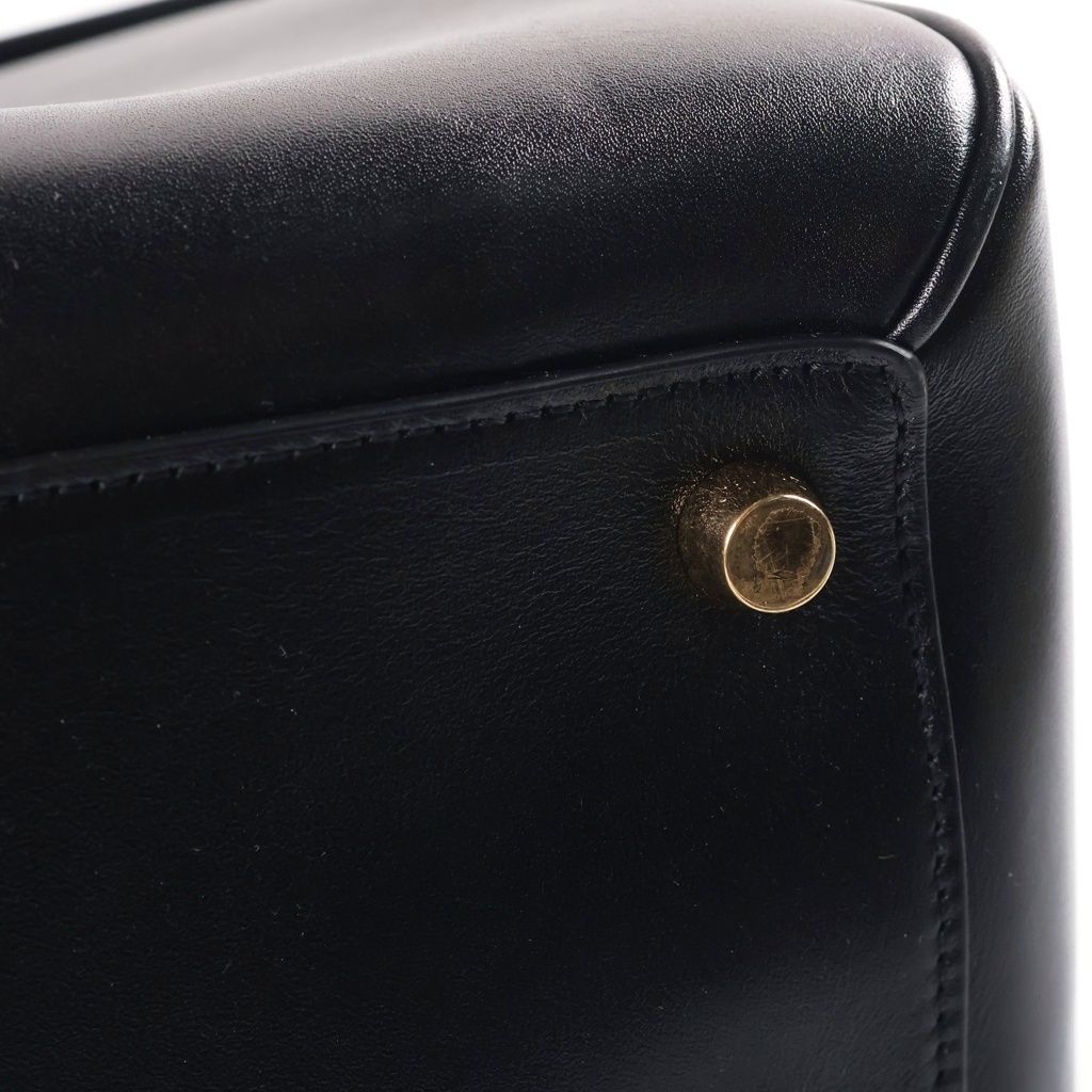 Celine 16 Seize Medium 2-Way Shoulder Bag Black Calfskin — view 6