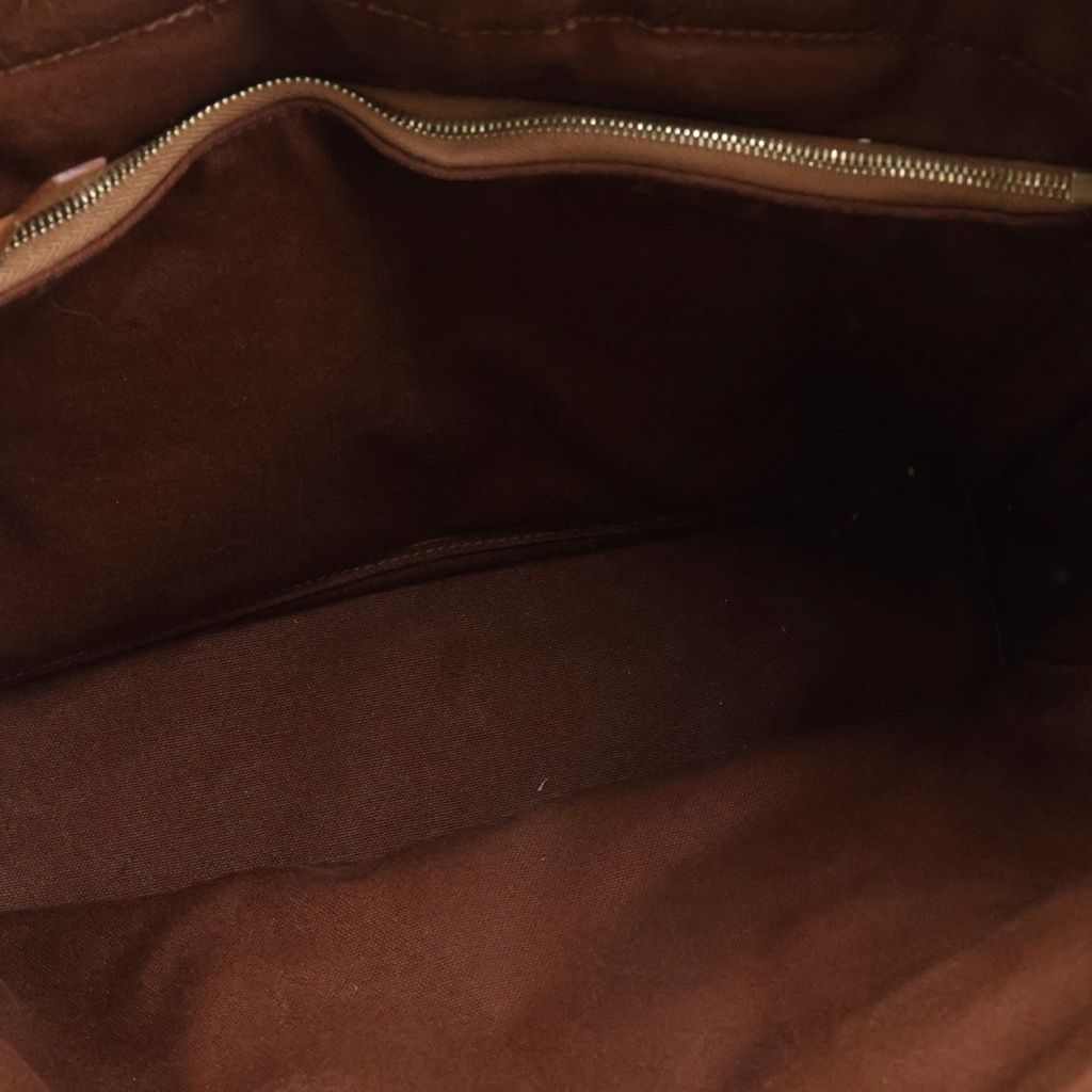 Hermes Fourre Tout PM Canvas Tote Handbag Brown — view 8