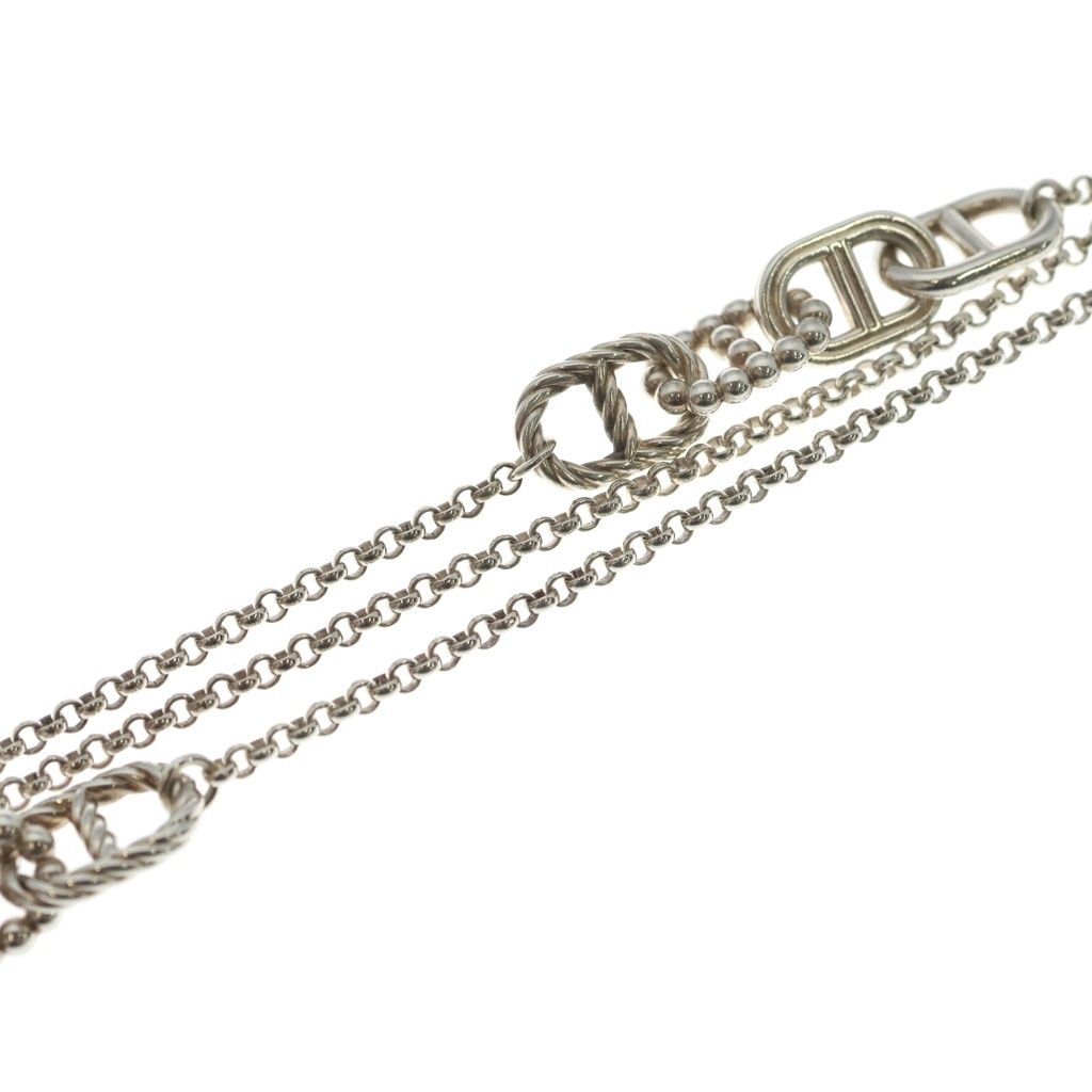 Hermes Chaine D'ancre Alea 2 Long Necklace 925 Sterling Silver — view 3