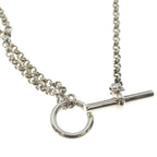 Hermes Chaine D'ancre Alea 2 Long Necklace 925 Sterling Silver — view 5