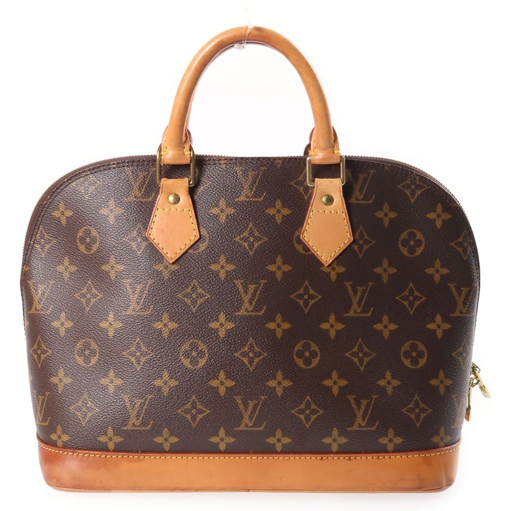 Louis Vuitton Monogram Alma BB Leather Handbag Brown — view 2