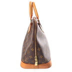 Louis Vuitton Monogram Alma BB Leather Handbag Brown — view 3