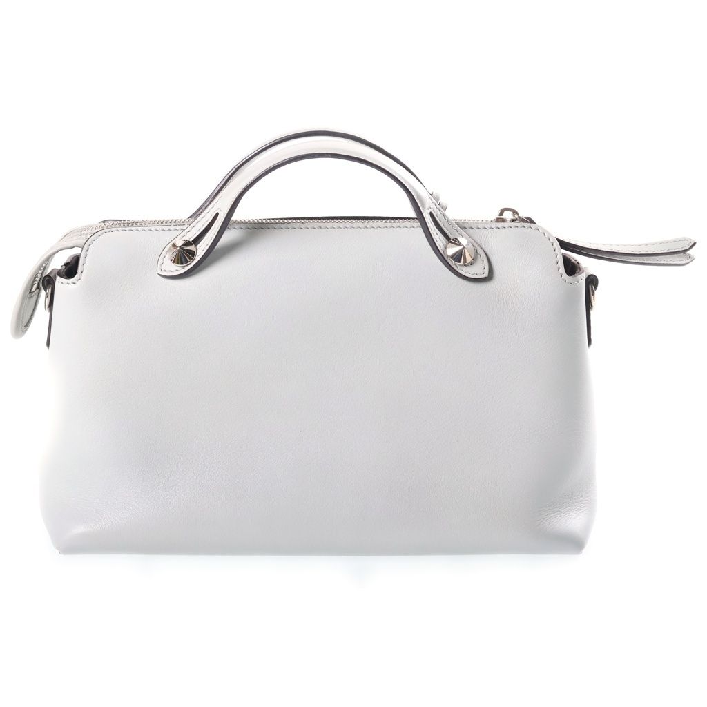 Fendi by the Way Medium Leather 2-Way Bag Silver Gray — view 2