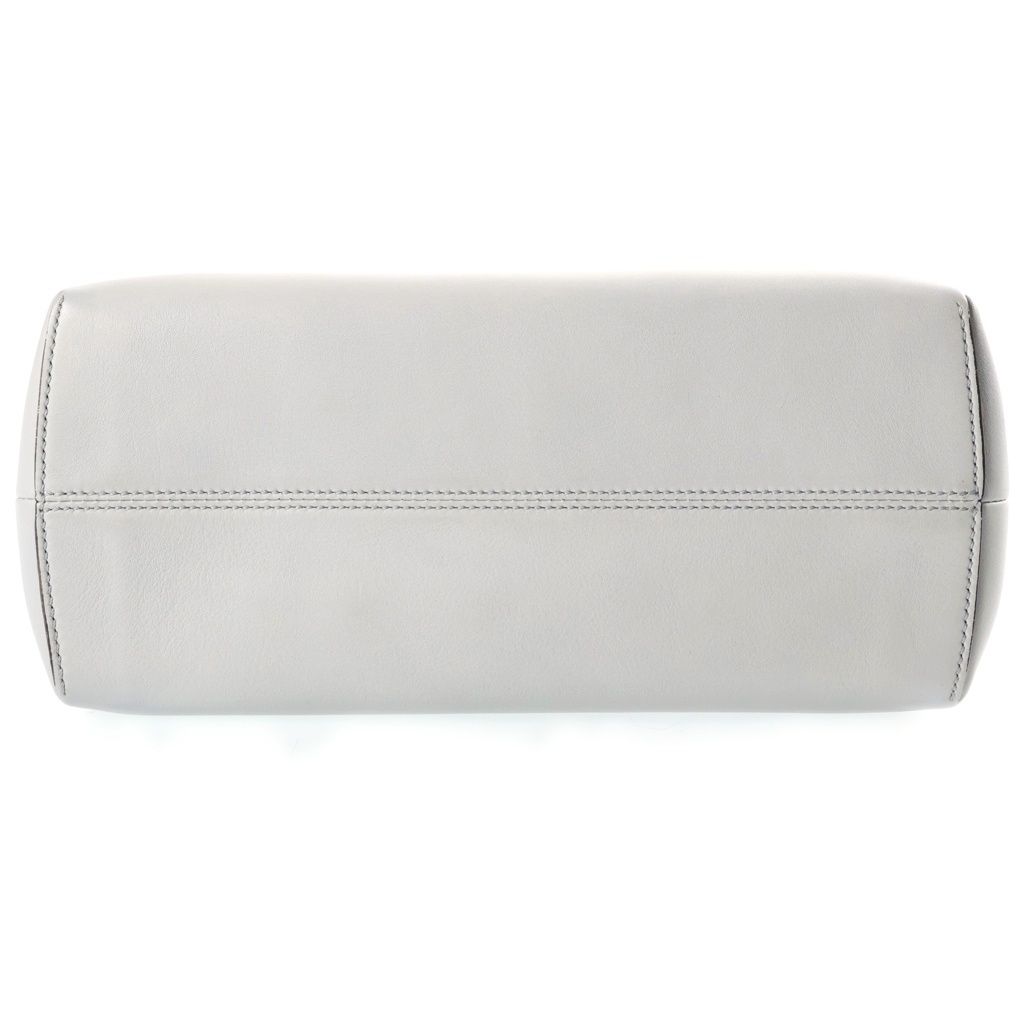 Fendi by the Way Medium Leather 2-Way Bag Silver Gray — view 4