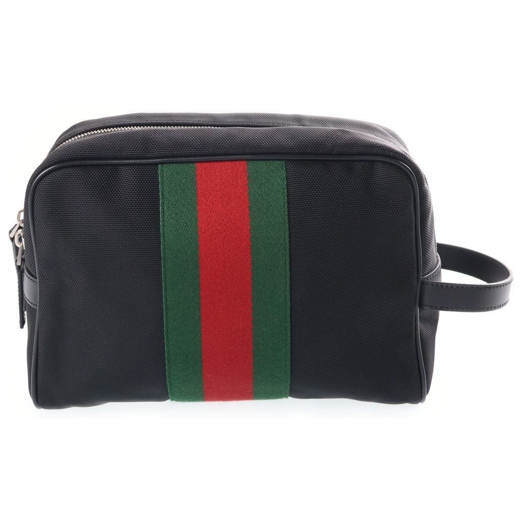 Gucci Sherry Line Canvas Clutch Second Black — view 2