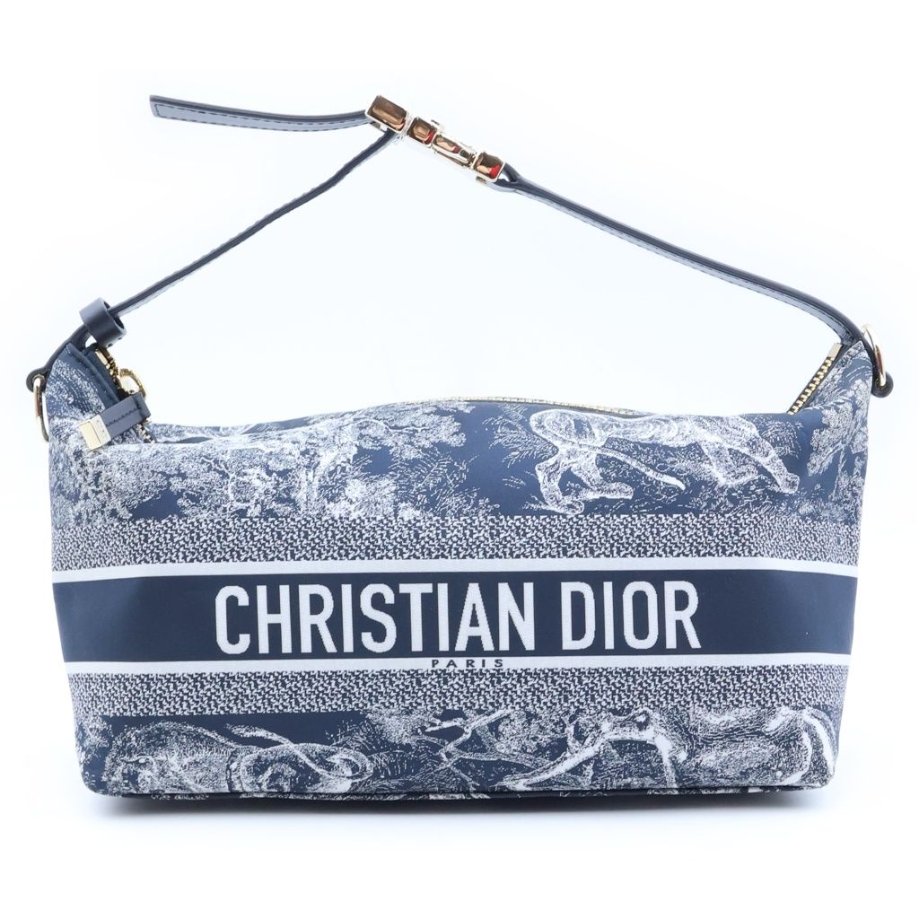 Dior Toile de Jouy Nomad Pouch Travel Medium Case Dioriviera Technical Fabric