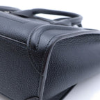Celine Luggage Nano 2-Way Shoulder Bag Black Leather — view 5