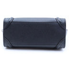Celine Luggage Nano 2-Way Shoulder Bag Black Leather — view 4