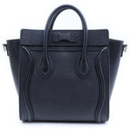 Celine Luggage Nano 2-Way Shoulder Bag Black Leather — view 2