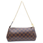 Louis Vuitton Damier Shoulder Bag Brown Leather — view 2