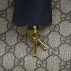 Gucci Padlock GG Medium Shoulder Chain Leather Gold Beige Black — view 6
