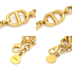 Dior CD Navy Bracelet Gold Tone Metal 22.5 — view 6