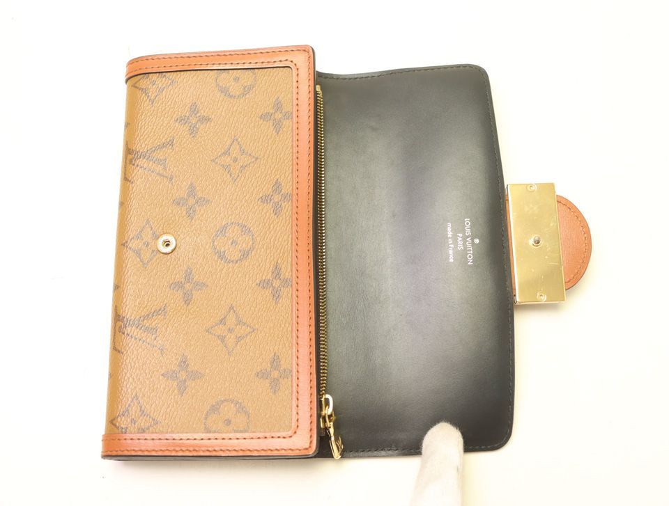 Louis Vuitton Portefeuille Sarah Dauphine Monogram Reverse Wallet — view 4