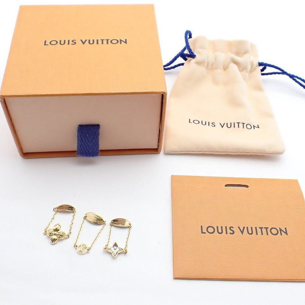 Louis Vuitton Set Bague Blooming Strass Ring Gold Color — view 7