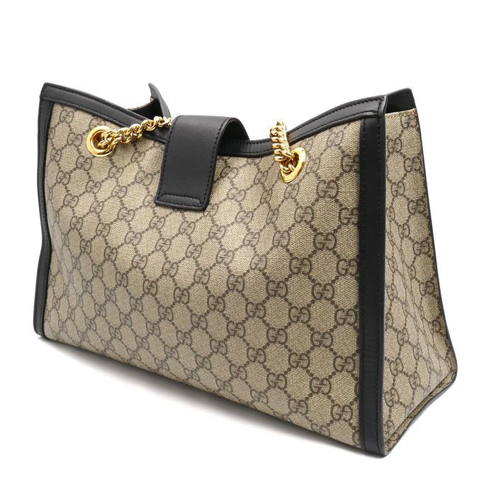 Gucci Padlock GG Medium Shoulder Bag Beige Black — view 2