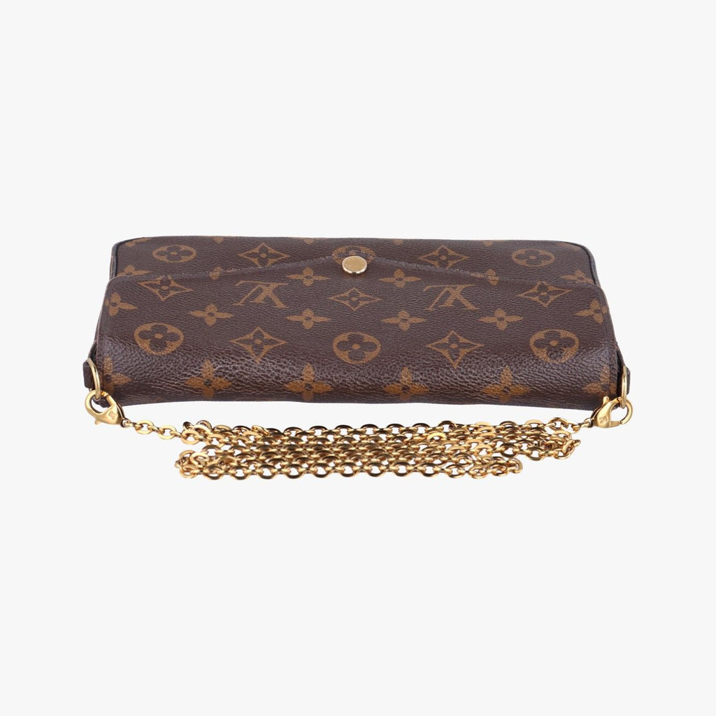 Louis Vuitton Pochette Felicie Monogram Brown Canvas — view 8