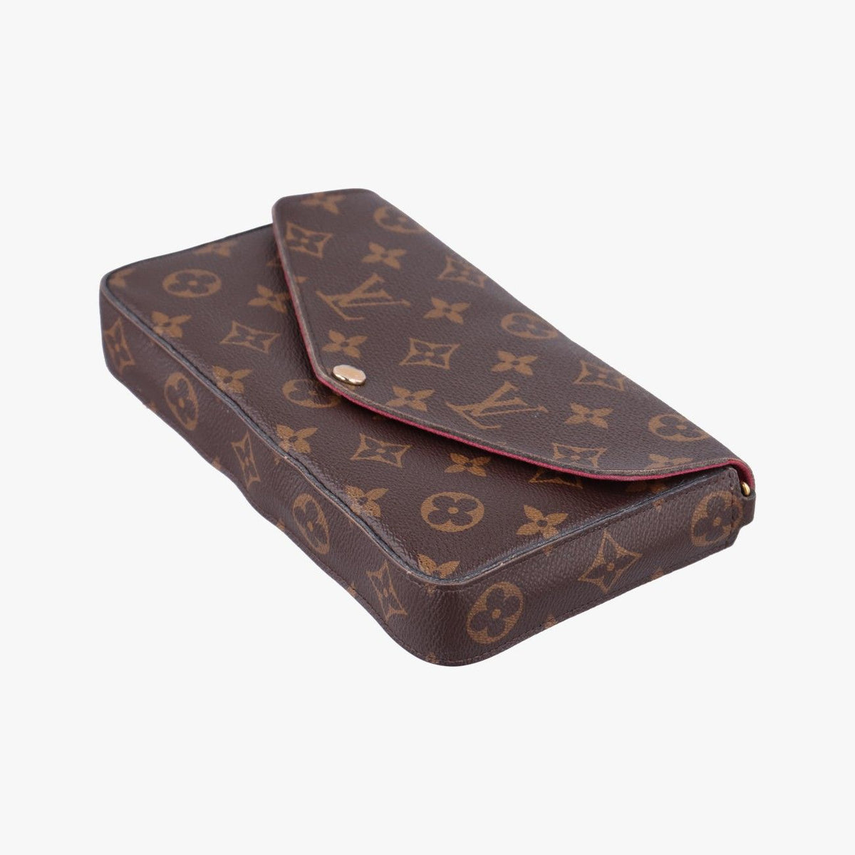 Louis Vuitton Pochette Felicie Monogram Brown Canvas — view 4
