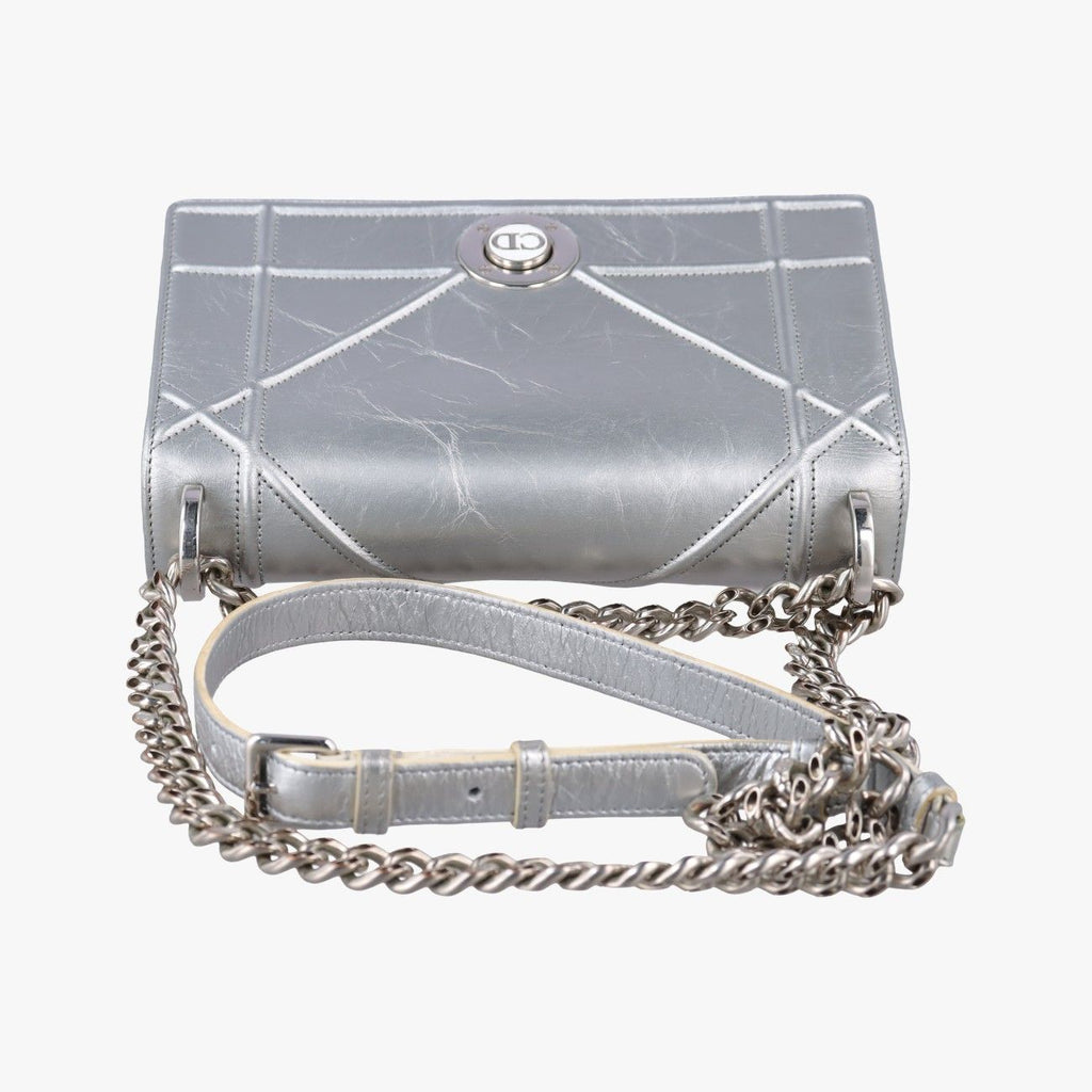 Dior Diorama Silver Leather — view 8