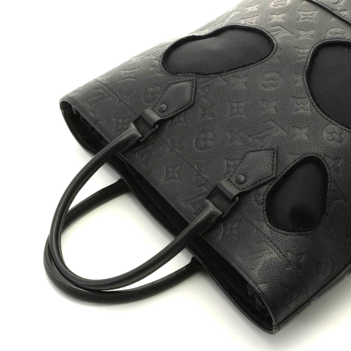Louis Vuitton with Halls PM Monogram Empreinte Shoulder Bag Noir — view 4