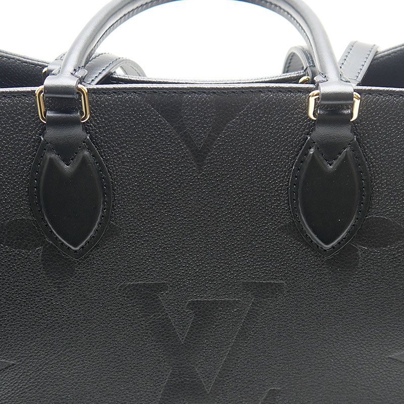 Louis Vuitton On The Go MM Monogram Empreinte Tote Bag — view 5