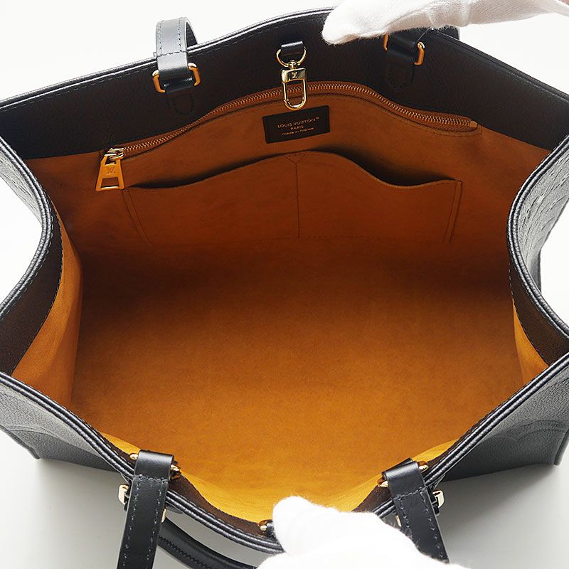 Louis Vuitton On The Go MM Monogram Empreinte Tote Bag — view 6