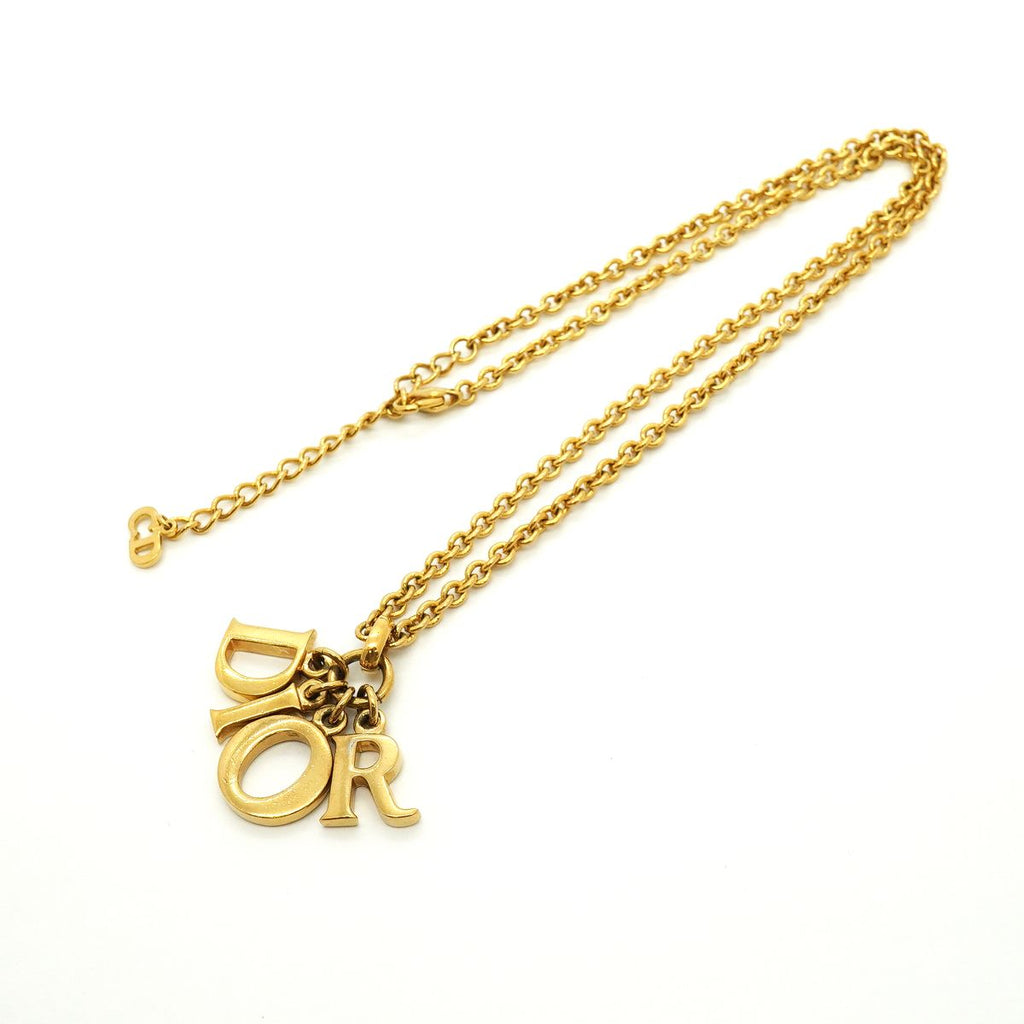 Dior Necklace Logo Gold Plated — view 3
