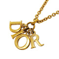Dior Necklace Logo Gold Plated