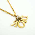 Dior Necklace Logo Gold Plated — view 2