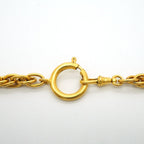 Chanel Necklace Vintage Logo Mademoiselle Gold Plated — view 4